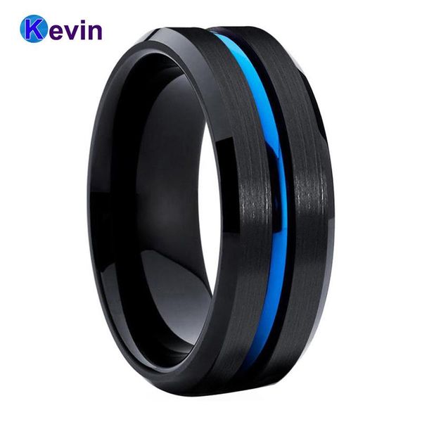 wedding rings black ring tungsten men with blue groove 8mm comfort fit, Slivery;golden
wedding rings black ring tungsten men with blue groove 8mm comfort fit, Slivery;golden