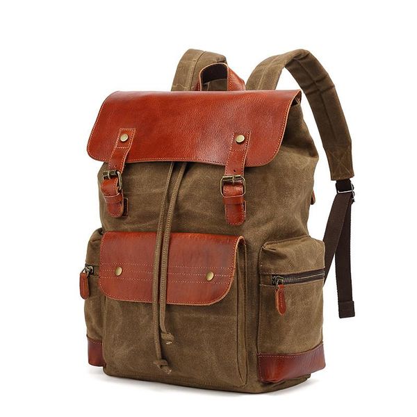 backpack wearable canvas retro leisure travel bags men waterproof computer bag bookbag
backpack wearable canvas retro leisure travel bags men waterproof computer bag bookbag