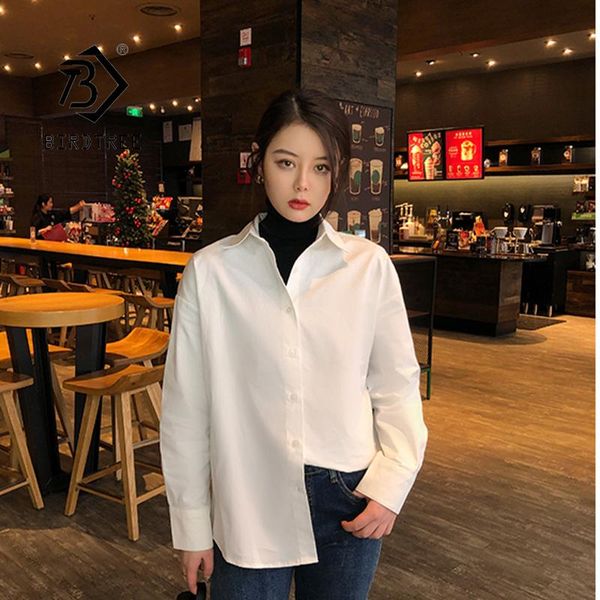 women's blouses & shirts thicken 2021 spring summer women white shirt long sleeve fashion loose female streetwear blouse oversize t081
women's blouses & shirts thicken 2021 spring summer women white shirt long sleeve fashion loose female streetwear blouse oversize t081