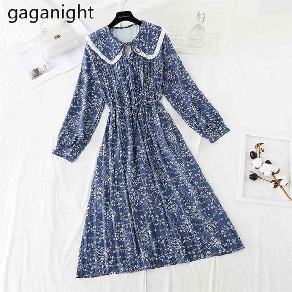 peter pan collar sashes floral print fairy dresses basic chiffon spring o-neck long sleeve robes ladies vestidos 210601, White
peter pan collar sashes floral print fairy dresses basic chiffon spring o-neck long sleeve robes ladies vestidos 210601, White
