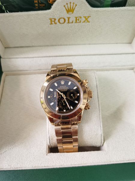 with original box luxury watches 17 style yellow gold & steel bracelet new 40mm automatic fashion brand men's watch chronograph wristwa, Slivery;brown
with original box luxury watches 17 style yellow gold & steel bracelet new 40mm automatic fashion brand men's watch chronograph wristwa, Slivery;brown