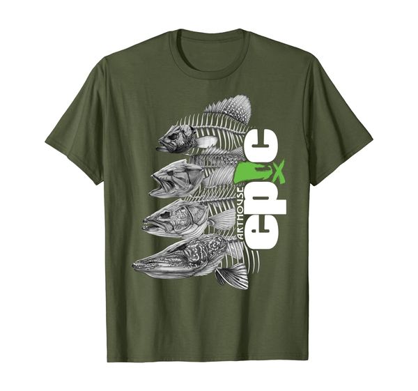 EPIC - Fish Skeleton Fishing Shirt - Bass Walleye Pike, Mainly pictures