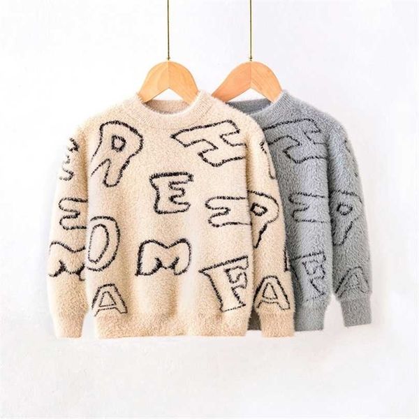 autumn winter boys girls knitted sweater baby kids mink velvet warm long sleeve toddler children's pullover knitwear 211104, Blue
autumn winter boys girls knitted sweater baby kids mink velvet warm long sleeve toddler children's pullover knitwear 211104, Blue
