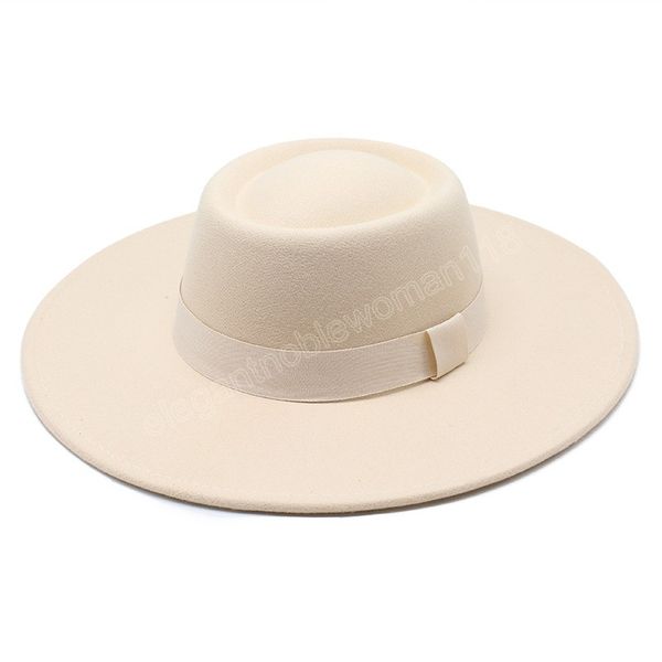 solid color autumn winter fashion simple round flat vintage wide brim fedoras hats wool felt jazz hat for women chain ribbon, Blue;gray
solid color autumn winter fashion simple round flat vintage wide brim fedoras hats wool felt jazz hat for women chain ribbon, Blue;gray