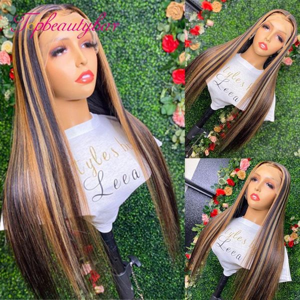 lace wigs highlight blond human hair 13x4 straight brazilian front remy for women, Black;brown
lace wigs highlight blond human hair 13x4 straight brazilian front remy for women, Black;brown
