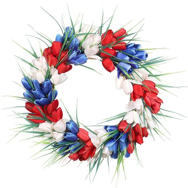 american patriotic tulip wreath, july of 4th independence day decor red white and blue flower for front door party decorative flowers & wrea
american patriotic tulip wreath, july of 4th independence day decor red white and blue flower for front door party decorative flowers & wrea
