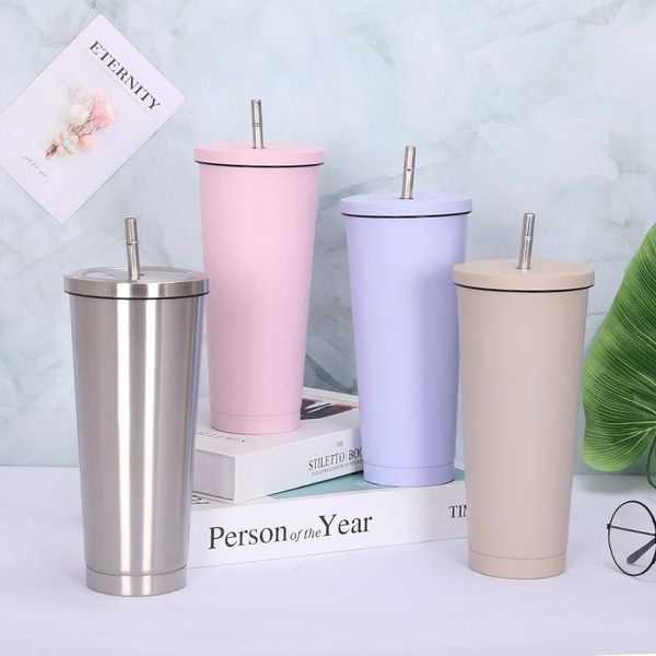 750ml stainless steel cup with straw vacuum coffee double-layer creative car water custom logo easy to carry bottles
750ml stainless steel cup with straw vacuum coffee double-layer creative car water custom logo easy to carry bottles