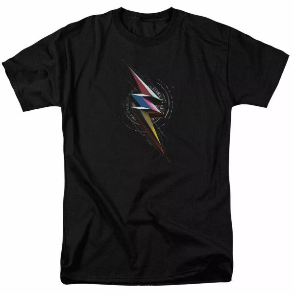 Power Rangers Movie Bolt Sigil T Shirt Mens Licensed Movie Tee Black, White;black
Power Rangers Movie Bolt Sigil T Shirt Mens Licensed Movie Tee Black, White;black