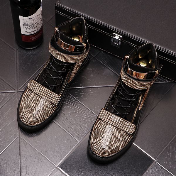 luxury rhinestone metal plate platform party wedding boots high casual flats rock punk driving moccasins loafers board walking sneakers x38, Black
luxury rhinestone metal plate platform party wedding boots high casual flats rock punk driving moccasins loafers board walking sneakers x38, Black