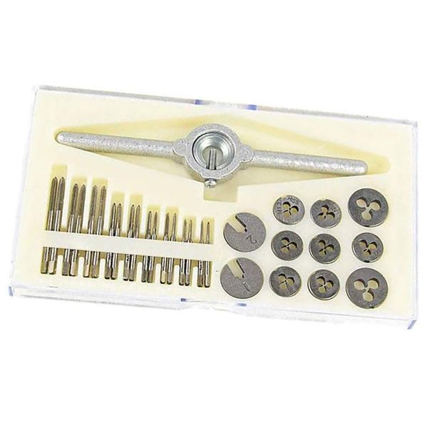 31pcs m1-m2.5 metric tap and die set mini nc screw thread plugs taps hss steel hand wrench tools
31pcs m1-m2.5 metric tap and die set mini nc screw thread plugs taps hss steel hand wrench tools