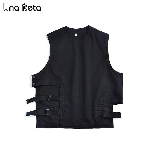 men's vests una reta hip hop vest men arrivals harajuku irregular design fashion core sleeveless jacket streetwear, Black;white
men's vests una reta hip hop vest men arrivals harajuku irregular design fashion core sleeveless jacket streetwear, Black;white