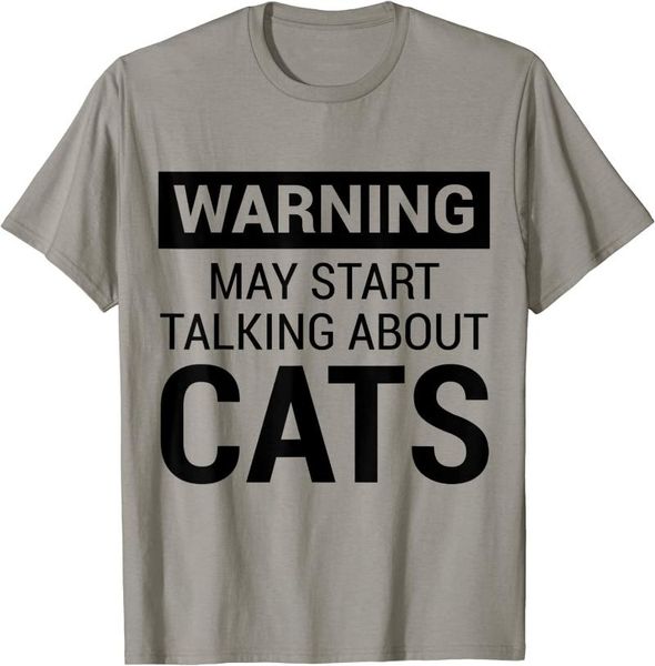 men's t-shirts 2021 summer t-shirt warning may start talking about cats letter print pattern loose o-neck short-sleeved, White;black
men's t-shirts 2021 summer t-shirt warning may start talking about cats letter print pattern loose o-neck short-sleeved, White;black