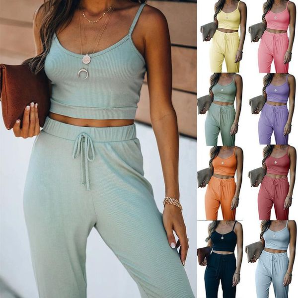 pieces set women summer 2021 ladies condole belt pants leisure fashion pure color yoga wind suits sports mdf8001 women's tracksuits, Gray
pieces set women summer 2021 ladies condole belt pants leisure fashion pure color yoga wind suits sports mdf8001 women's tracksuits, Gray