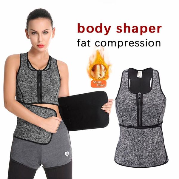 women's shapers slimming waist trainer belly sheath sauna sweat shapewear tummy burning modeling straps tighten belt fat reducing vest, Black;white
women's shapers slimming waist trainer belly sheath sauna sweat shapewear tummy burning modeling straps tighten belt fat reducing vest, Black;white