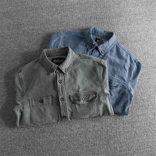 8009 autumn and winter wash make old slim men's long sleeve shirt coat2021, White;black
8009 autumn and winter wash make old slim men's long sleeve shirt coat2021, White;black