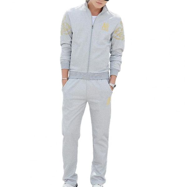 jogging clothing outfit fashion bronzing printed men sweatshirt pants set 2 pieces sports suit long sleeve for daily wear, Black;red
jogging clothing outfit fashion bronzing printed men sweatshirt pants set 2 pieces sports suit long sleeve for daily wear, Black;red