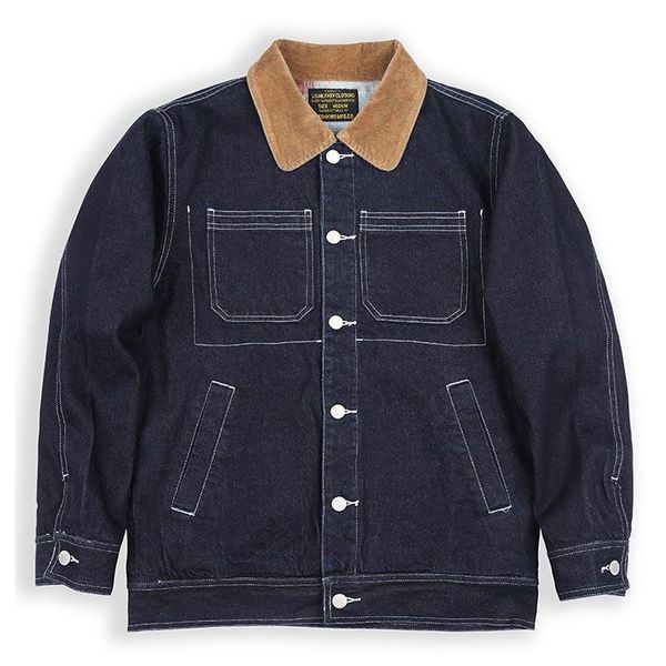 men's jackets mcikkny men vintage stripe denim corduroy collar cotton casual jeans coats for male solid color multi pockets, Black;brown
men's jackets mcikkny men vintage stripe denim corduroy collar cotton casual jeans coats for male solid color multi pockets, Black;brown