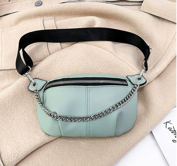 waist bags 2021 packs women pu chest cross fanny
