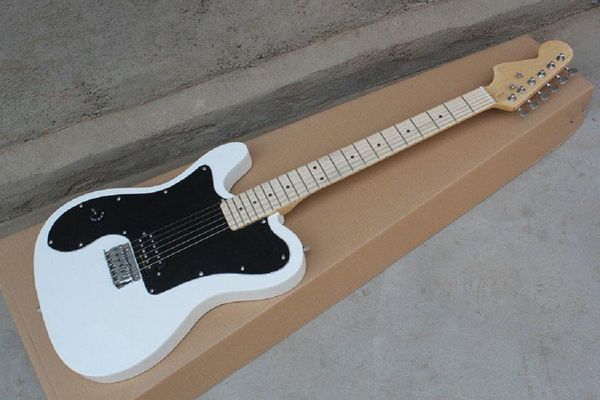 tl deluxe white signature black pickguard left handed groove fretboard electric guitar @20
tl deluxe white signature black pickguard left handed groove fretboard electric guitar @20