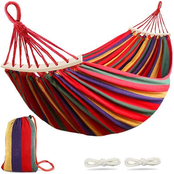 outdoor pads hammock portable garden sports home travel camping swing canvas stripe double single people hang bed
outdoor pads hammock portable garden sports home travel camping swing canvas stripe double single people hang bed