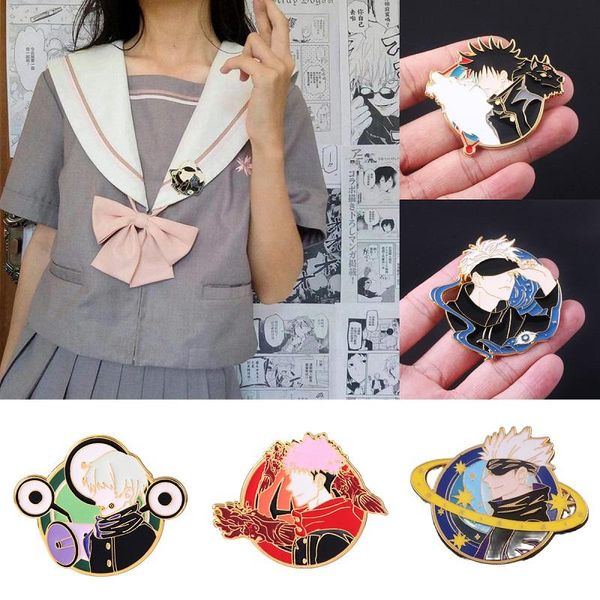 pins, brooches anime figure jujutsu kaisen cosplay metal badges backpack yuji itadori brooch pins gojo satoru collection toys breastpin bags, Gray
pins, brooches anime figure jujutsu kaisen cosplay metal badges backpack yuji itadori brooch pins gojo satoru collection toys breastpin bags, Gray
