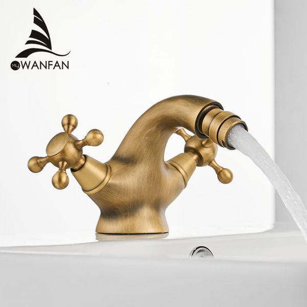 

bathroom sink faucets antique bidet faucet two ceramic swivel handles water brass single hole deck mounted mixer tap 7313 lvgw