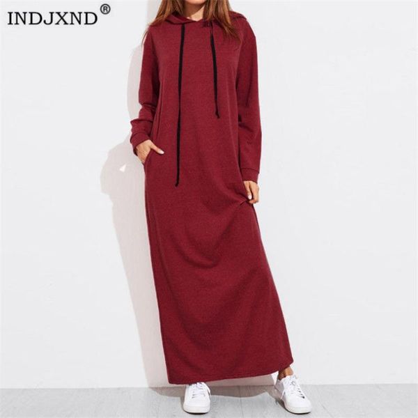 women's autumn hooded maxi dress long sleeve hoodies sweatshirts casual female plus size warm vestidos pocket clothing dresses, Black;gray
women's autumn hooded maxi dress long sleeve hoodies sweatshirts casual female plus size warm vestidos pocket clothing dresses, Black;gray