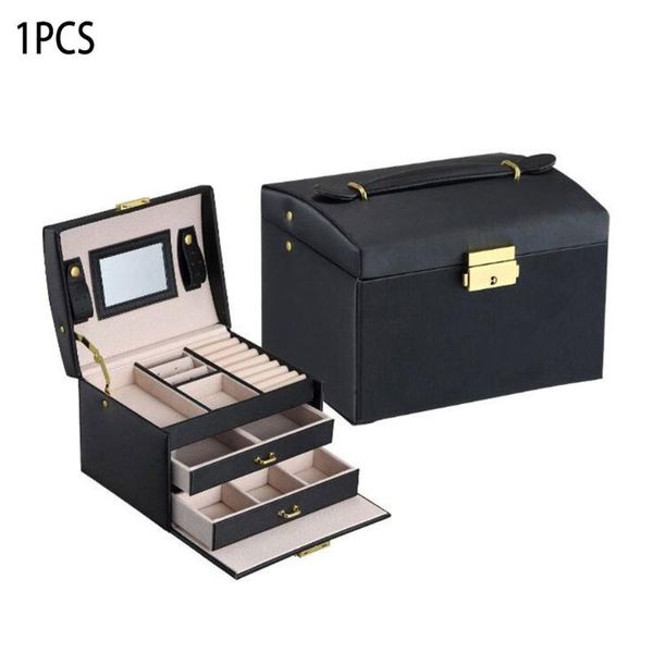 watch boxes & cases pu leather jewelry storage box three layer double drawer makeup organizer dust proof, Black;blue
watch boxes & cases pu leather jewelry storage box three layer double drawer makeup organizer dust proof, Black;blue