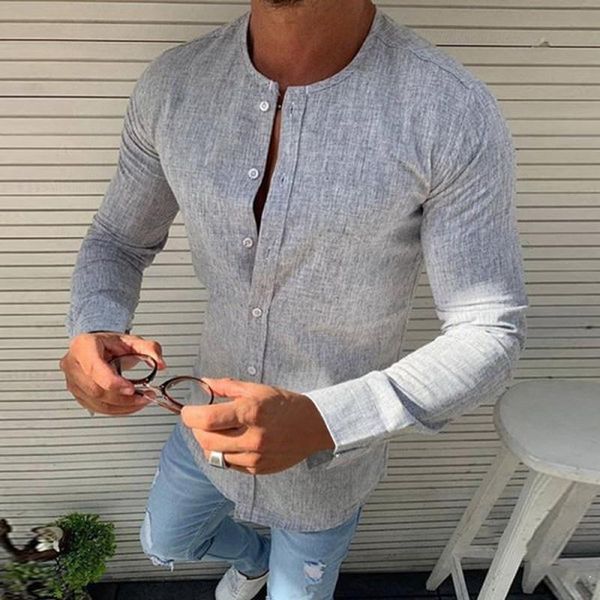 men's t-shirts shirts for mens linen long sleeve shirt autumn men clothing streetwear casual slim fit t-shirt button tshirts, White;black
men's t-shirts shirts for mens linen long sleeve shirt autumn men clothing streetwear casual slim fit t-shirt button tshirts, White;black