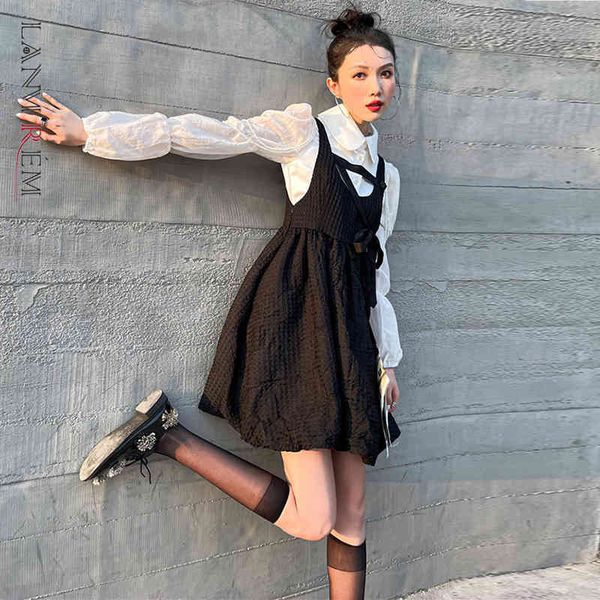 women black hollow out plaid dress round neck sleeveless fit fashion tide spring autumn 2f0055 210507, Black;gray
women black hollow out plaid dress round neck sleeveless fit fashion tide spring autumn 2f0055 210507, Black;gray