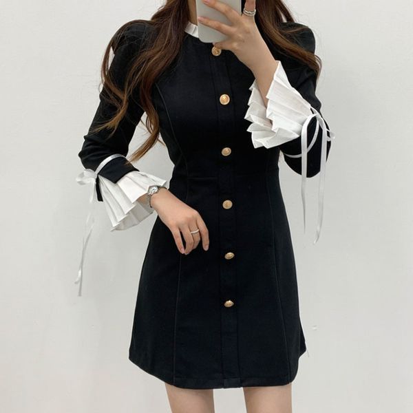 spring female loose casual stand collar single breasted lantern sleeve patchwork rufflesplested a-line dress 8y190 210510, Black;gray
spring female loose casual stand collar single breasted lantern sleeve patchwork rufflesplested a-line dress 8y190 210510, Black;gray