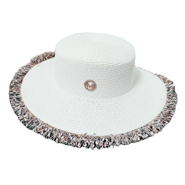 wide brim hats summer ladies sun pearl burr straw woman sunscreen seaside holiday beach cap, Blue;gray
wide brim hats summer ladies sun pearl burr straw woman sunscreen seaside holiday beach cap, Blue;gray