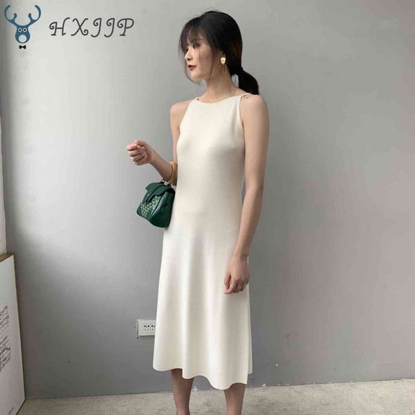 casual dresses 2021 spring/summer knitted-out korean women's sling sleeveless solid-colored sleeves hanging around strapless neck ed in, Black;gray
casual dresses 2021 spring/summer knitted-out korean women's sling sleeveless solid-colored sleeves hanging around strapless neck ed in, Black;gray