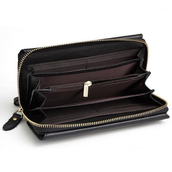 vintage wallet cardholder zipper large capacity leather long case for cards wallets1, Red;black
vintage wallet cardholder zipper large capacity leather long case for cards wallets1, Red;black