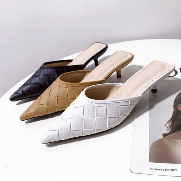 sandals pointed toe women slippers weave design thin low heels slip on fashion black shoes outdoor causal slides mules rldp
sandals pointed toe women slippers weave design thin low heels slip on fashion black shoes outdoor causal slides mules rldp