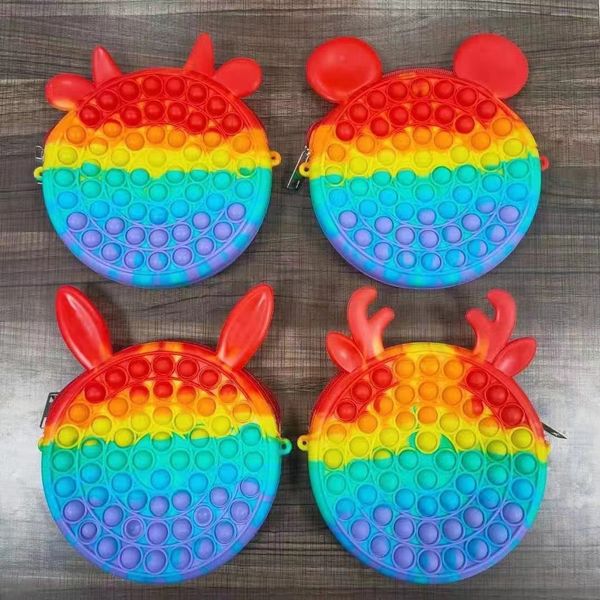 Pop Bubble Fidget Bag Toy Rodent Pioneer Crossbody Messenger Elk Wallet Silicone Rainbow Macaron Color Puzzle Decompression
Pop Bubble Fidget Bag Toy Rodent Pioneer Crossbody Messenger Elk Wallet Silicone Rainbow Macaron Color Puzzle Decompression