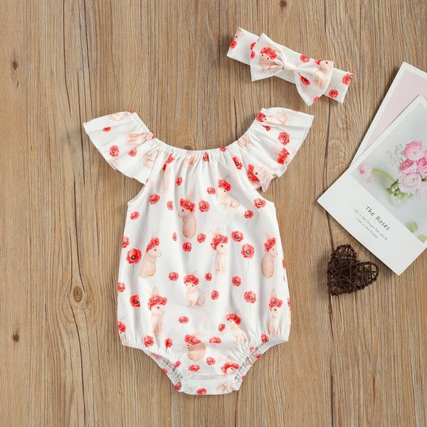 born baby girl jumpsuit easter print o-neck sleeveless romper + headband toddler summer lovely outwear clothings rompers, Blue
born baby girl jumpsuit easter print o-neck sleeveless romper + headband toddler summer lovely outwear clothings rompers, Blue