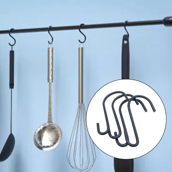 hooks & rails p15d 10pcs black coating s shaped hanging home storage utility metal hangers
hooks & rails p15d 10pcs black coating s shaped hanging home storage utility metal hangers