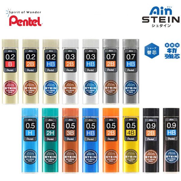 pentel c275 ain stein 0.3|0.5|0.7|0.9mm black high toughness resin lead core anti-breaking automatic pencil refill refills, Black;red
pentel c275 ain stein 0.3|0.5|0.7|0.9mm black high toughness resin lead core anti-breaking automatic pencil refill refills, Black;red