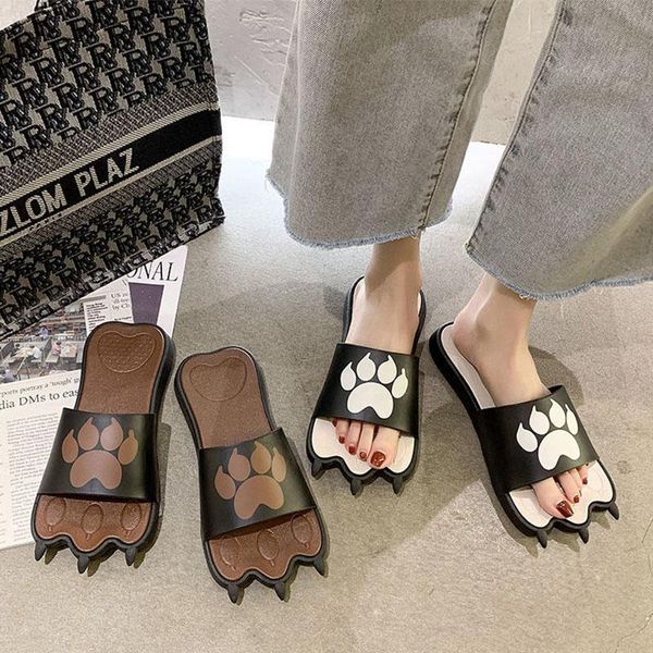 flat-bottomed simple casual student bear couple slippers summer men and women all-match creative women's shoes, Black
flat-bottomed simple casual student bear couple slippers summer men and women all-match creative women's shoes, Black