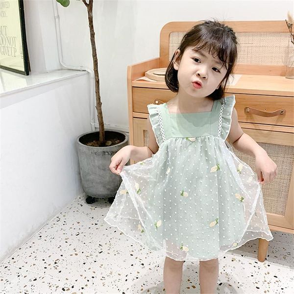 girl's dresses 1-7t toddler kid baby girl clothes summer ruffles sleeveless lace dress elegant mesh cute sweet sundress lovely outfit, Red;yellow
girl's dresses 1-7t toddler kid baby girl clothes summer ruffles sleeveless lace dress elegant mesh cute sweet sundress lovely outfit, Red;yellow