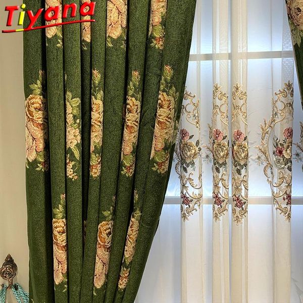 curtain & drapes luxury atmosphere curtains for living room european villa american chenille jacquard thickened custom blackout window #vt
curtain & drapes luxury atmosphere curtains for living room european villa american chenille jacquard thickened custom blackout window #vt