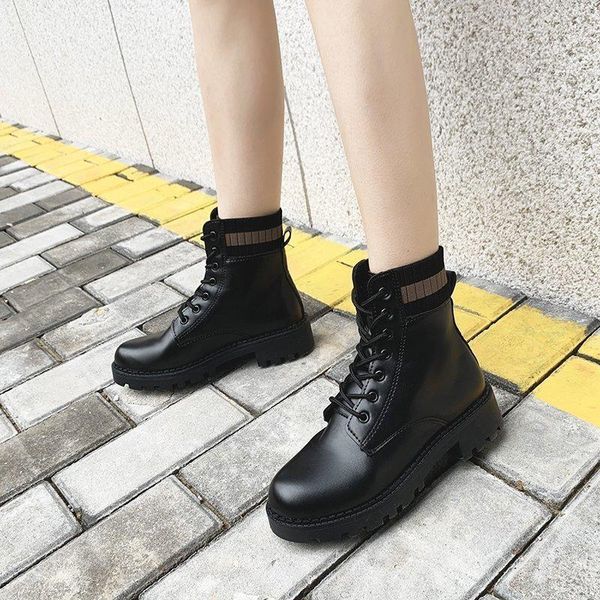 boots solid color non-slip ankle lace up patent leather winter short plush keep warm women zapatillas mujer, Black
boots solid color non-slip ankle lace up patent leather winter short plush keep warm women zapatillas mujer, Black