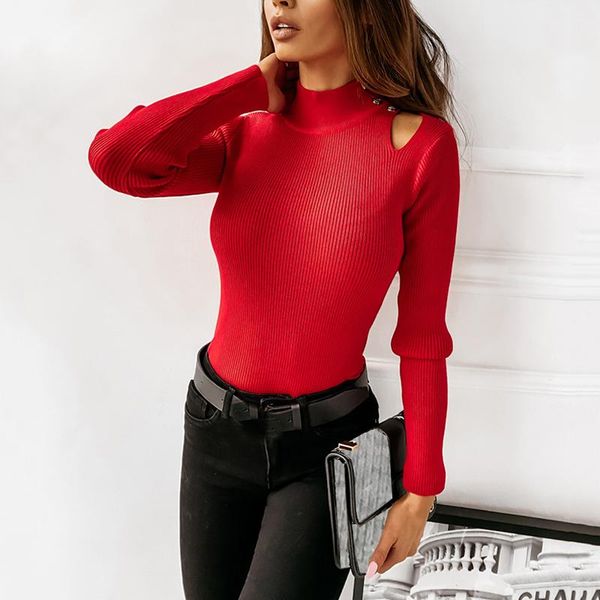 women's t-shirt autumn women long sleeve slim skinny cold shoulder turtleneck ribbed tshirt sj7238v, White
women's t-shirt autumn women long sleeve slim skinny cold shoulder turtleneck ribbed tshirt sj7238v, White