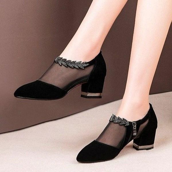 summer women high heel shoes mesh breathable pumps zip pointed toe thick heels fashion female dress elegant footwear, Black
summer women high heel shoes mesh breathable pumps zip pointed toe thick heels fashion female dress elegant footwear, Black