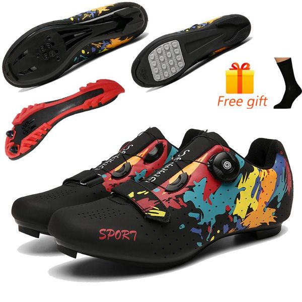 professional road bicycle shoes speed cycling sneakers mtb men triathlon athletic training bike women footwear, Black
professional road bicycle shoes speed cycling sneakers mtb men triathlon athletic training bike women footwear, Black