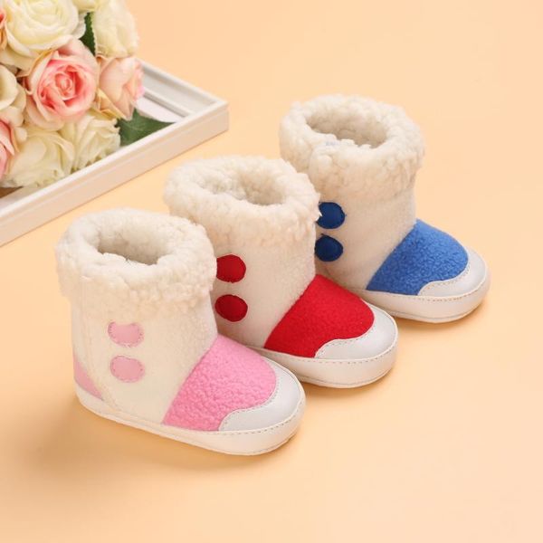boots born baby shoes boys girls toddler sneakers soft bottom infant flats warm snow fashion color matching soled, Black;grey
boots born baby shoes boys girls toddler sneakers soft bottom infant flats warm snow fashion color matching soled, Black;grey