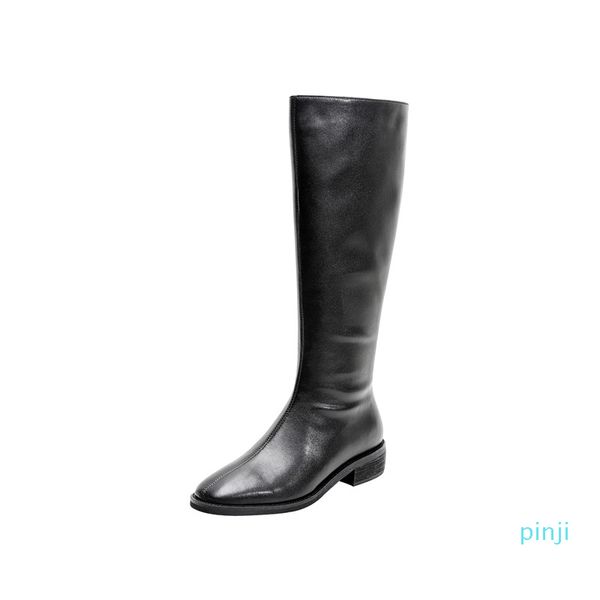 boots 2021 genuine leather shoes women knee high solid colors zipper low heels fashion riding woman1, Black
boots 2021 genuine leather shoes women knee high solid colors zipper low heels fashion riding woman1, Black