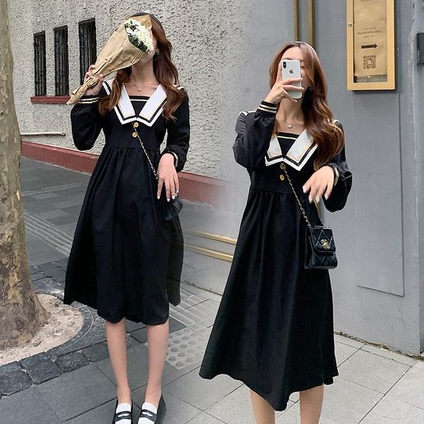108# 2021 spring korean fashion maternity long dress elegant a line slim loose clothes for pregnant women sleeve pregnancy dresses, White
108# 2021 spring korean fashion maternity long dress elegant a line slim loose clothes for pregnant women sleeve pregnancy dresses, White