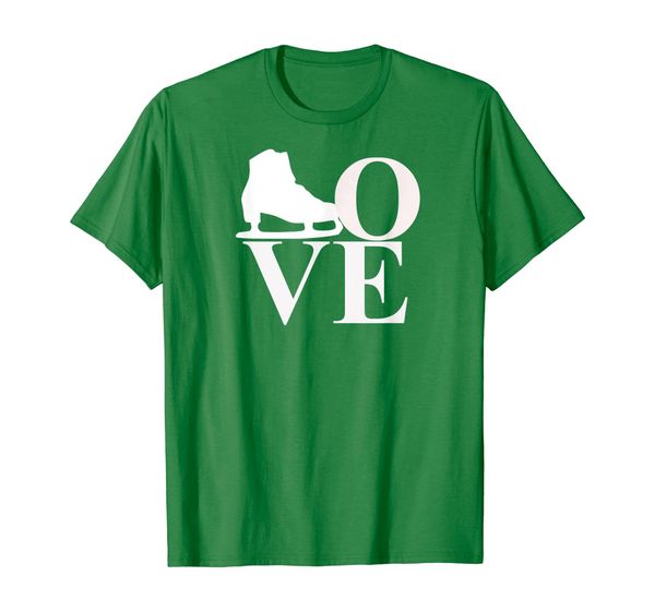 Love Ice Skating Ice Skates Figure Skating Lover T Shirt, Mainly pictures